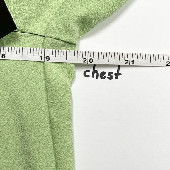 w worthington dress size M 3/4 sleeve green - Picture 5 of 10
